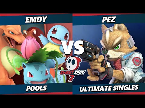 Sweet Spot 7 - Pez (Fox) Vs. Emdy (Pokemon Trainer) SSBU Ultimate Tournament