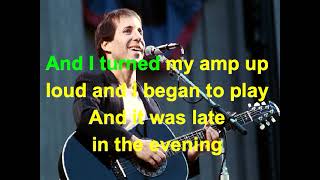 Late In the Evening Paul Simon Lyrics