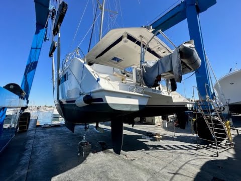 Leopard 40 Catamaran Hull Design & Ocean Volt Electric Motor Propulsion ServoProp sail drive By Ian