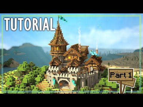 DiddiHD - Minecraft: How to Build a Medieval Castle - (Tutorial #1)