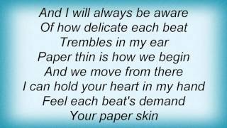 Leona Naess - Paper Thin Lyrics