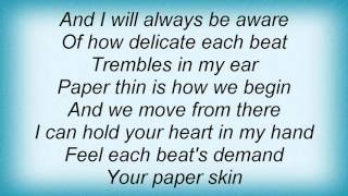 Leona Naess - Paper Thin Lyrics