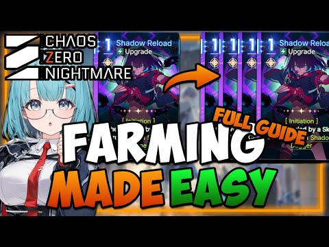 BEST Farming Strategy for CZN I All YOU need to Know about SAVEDATA FARMING I Chaos Zero Nightmare
