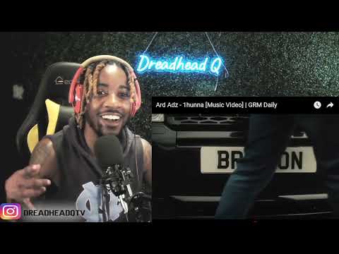 AMERICAN REACT TO ARD FOR THE SECOND TIME! Ard Adz - 1hunna [Music Video] | GRM Daily REACTION
