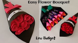 Make Flower Bouquet For Loved Ones | Chocolate Bouquet | Diy Gift valentines day bouquet