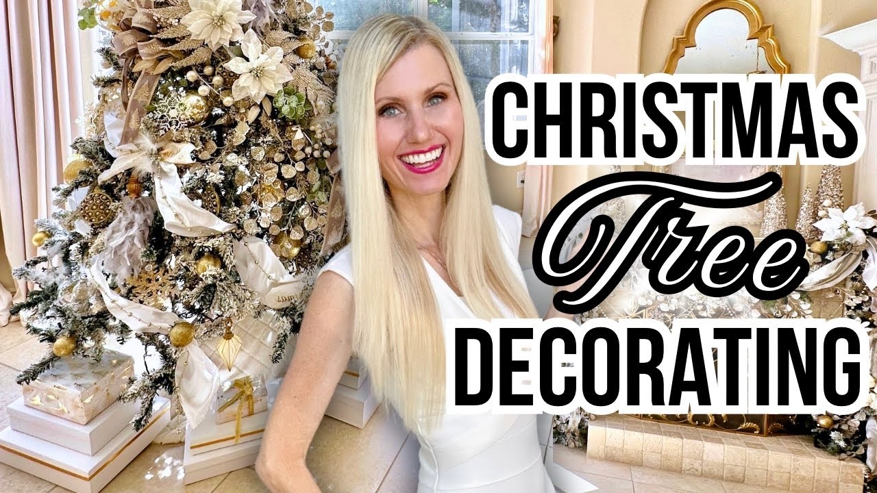*CHRISTMAS TREE DECORATING TIPS* + STUNNING DIY FIREPLACE MANTLE DECOR