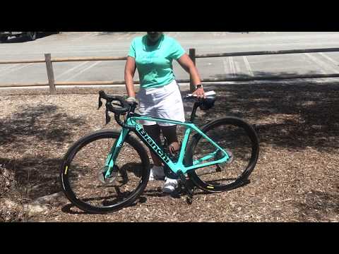 Shamon Alex and her Bianchi Infinito CV Disc