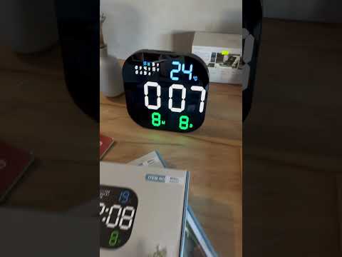 Настенные электронные часы Космос x6633 🕐🪴Электронные часы с автоматической подсветкой.