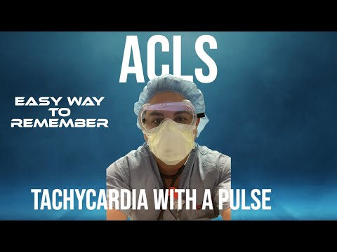 ACLS- Easy way to remember Medications | Tachycardia with a Pulse