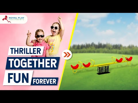 SS13 | Four Seater Double Spring Seesaw | Outdoor See Saw | kids | 8080260260 by royalplay.in