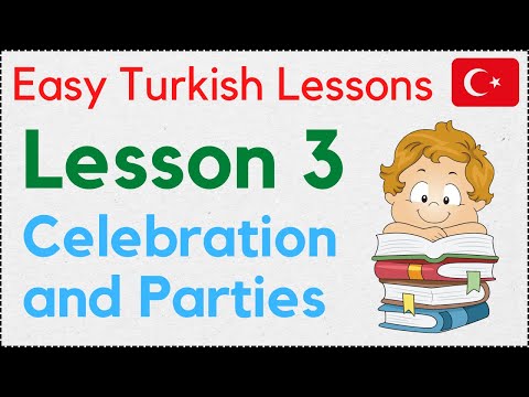 Easy Turkish Lesson 3 - Celebration and Parties | @TalkLanguages