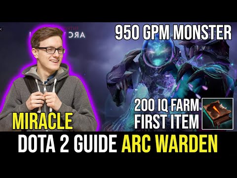 MIRACLE (Smurf) Arc Warden DotA 2 Full Gameplays. 950 GPM Monster.