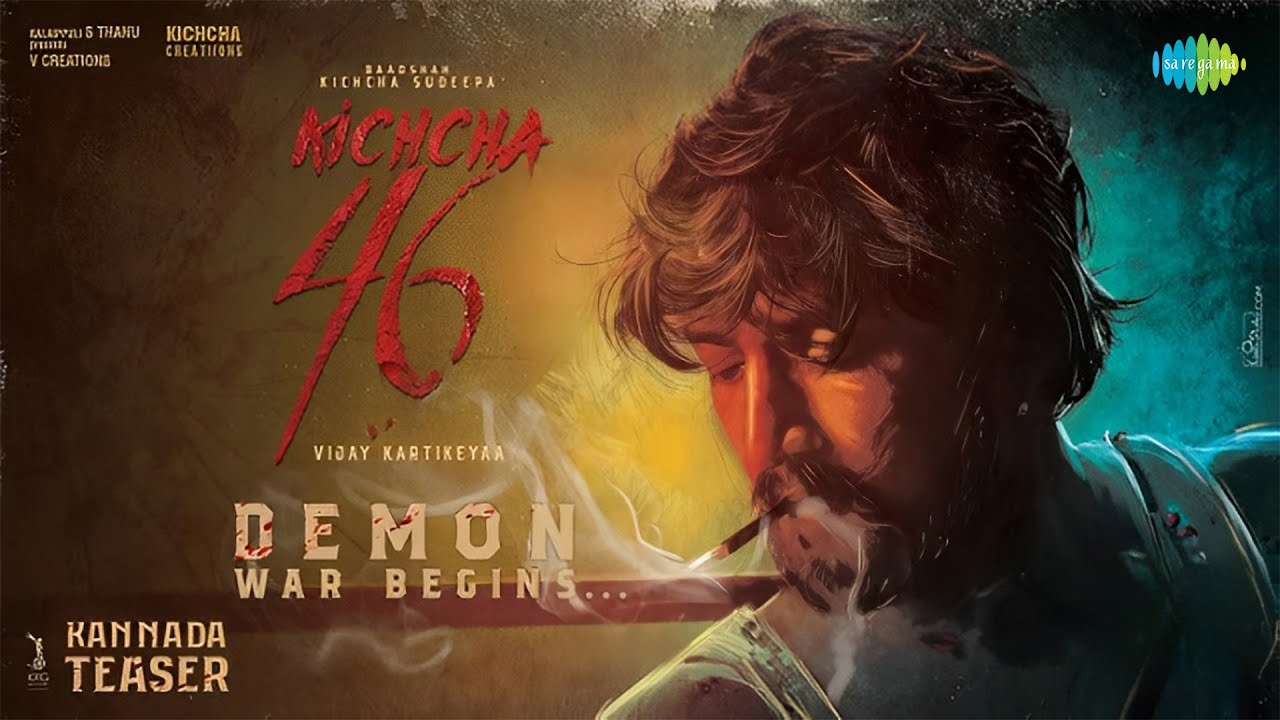 K46 - Demon War Begins Promo | Baadshah Kichcha Sudeep | Vijay Kartikeyaa | B Ajaneesh Loknath