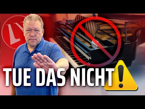 5 things you should absolutely not do with your grand piano!