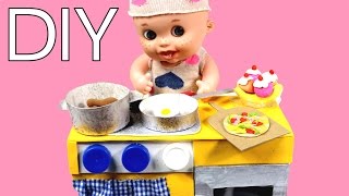 Ho to make a Kitchen toy for dolls. Homemade toy