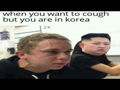 TRYING TO COUGH IN KOREA MEMES