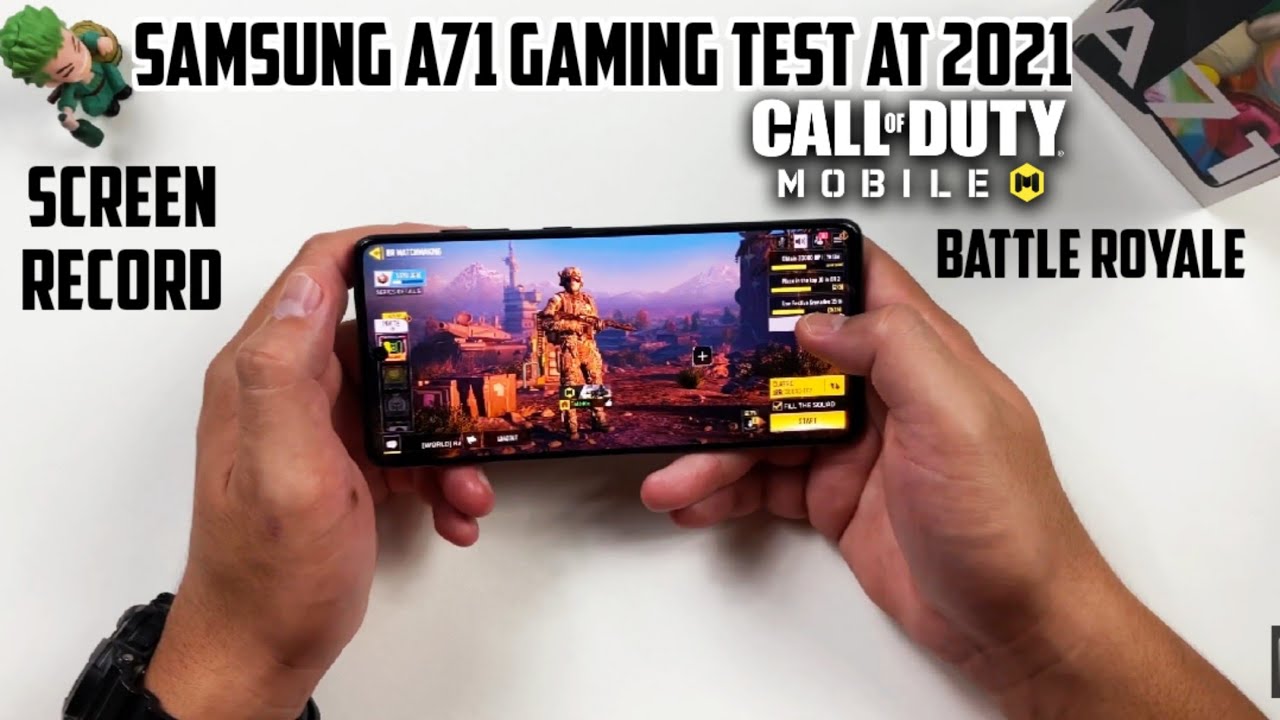 SAMSUNG A71 GAMING TEST AT 2021 | COD MOBILE BATTLE ROYALE | SCREEN RECORD