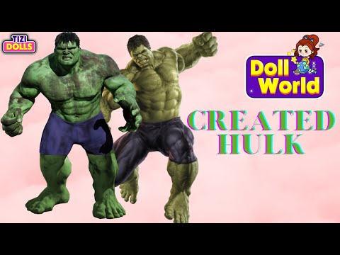 Hulk Character in Tizi Dolls 💚😱|Doll World| #tizi #trending #dolls #shorts #viral #hulk #shehulk