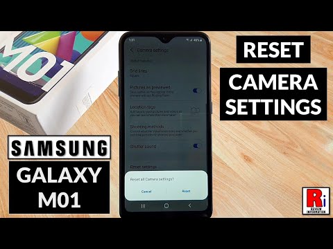 How to Reset Camera Settings on Samsung Galaxy M01