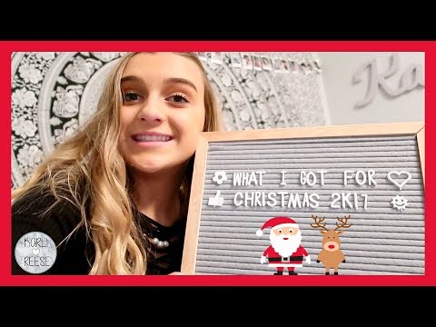 WHAT I GOT FOR CHRISTMAS HAUL 2017