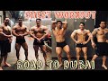 Chest workout | prep for Dubai muscle contest | all machines