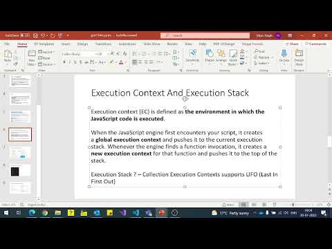 2 Javascript Part 2 Execution Context Execution Stack