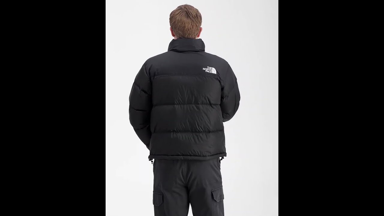 THE NORTH FACE | Shiny Men’s 1996 Retro Nuptse Puffer-Jacket Black | NF0A3C8D LE4