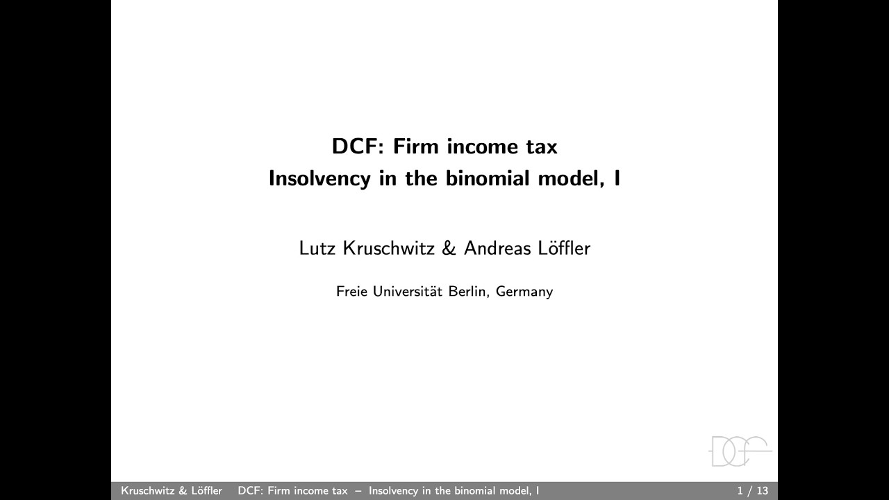 Thumbnail for Insolvency and Binomial Model, I