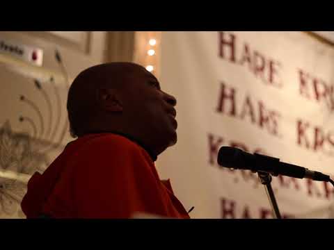 Devamrita Swami author of “Hiding in Unnatural Happiness”