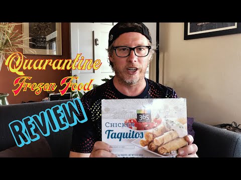 Quarantine Frozen Food Review- Taquitos from Whole Foods.