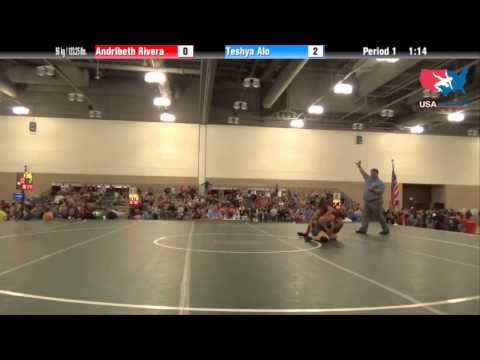 FILA Cadet 56 kg / 123.25 lbs. - Andribeth Rivera vs. Teshya Alo