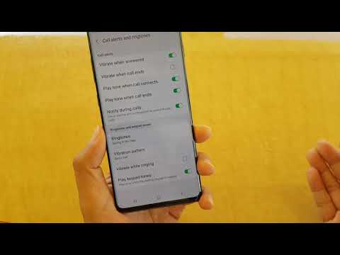 Samsung Galaxy S10 / S10+: How to Change Phone Call Vibration Pattern