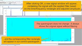 '3D Signal Filter' SIGVIEW function (v7.1)