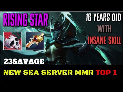 23savage New SEA Top 1 MMR 16 years old rising star ? - 7.20 Dota 2
