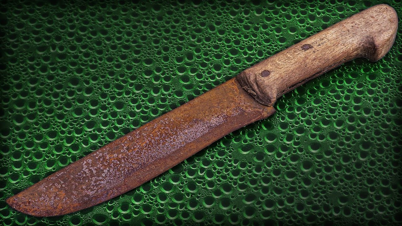 Rusty Knife, Simple Restoration ✅