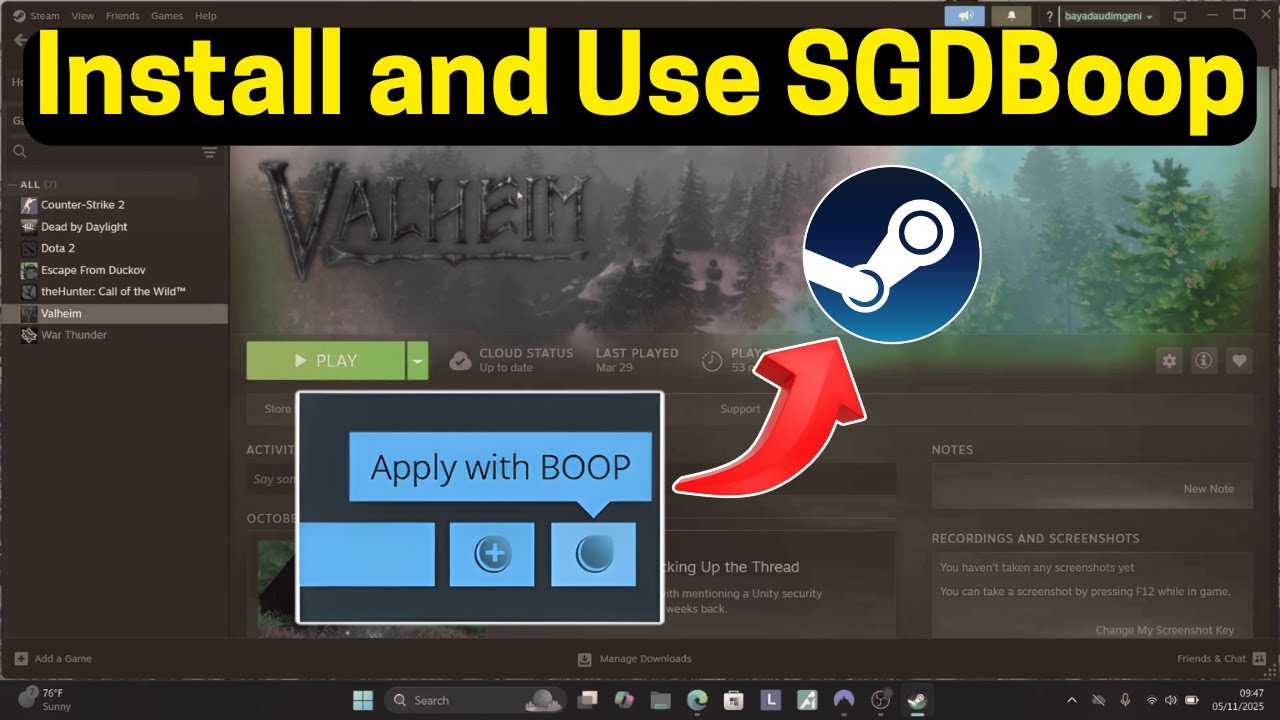 How to Install and Use SGDBoop (Full Guide)
