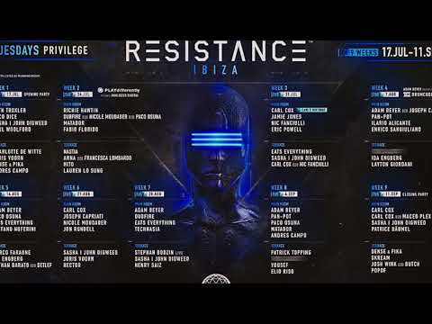 carlCox - Resistance IBIZA