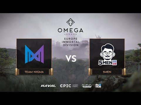 Team Nigma vs 5men, OMEGA League: Europe, bo3, game 3 [NS & Jam]