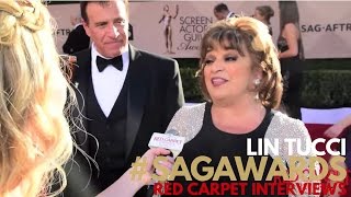 Lin Tucci #OITNB interviewed on the 23rd Screen Actors Guild Awards Red Carpet #SAGAwards video