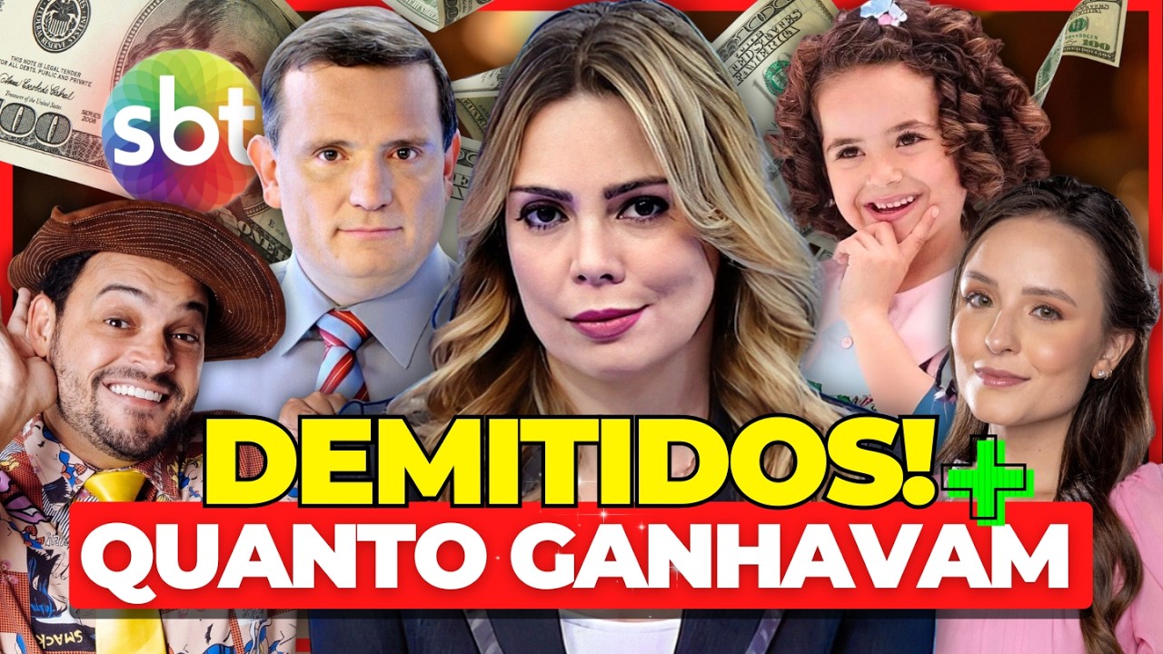 25 FAMOSOS DEMITIDOS E BANIDOS DO SBT + QUANTO GANHAVAM POR MÊS! 🤑