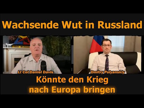 Wachsende Wut in Russland – Dmitry Polyanskiy & Lt. Col. Daniel Davis Video-Thumbnail von YouTube