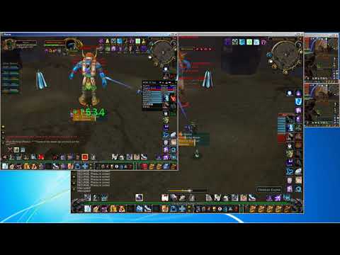 Multiboxing Ossirian AQ20 failed solo 10m attempt - the hurricanes (old vg core)