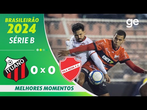 Gols e lances de Ituano x Vila Nova-GO
