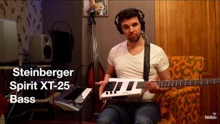 Video thumbnail for TEST Steinberger Spirit XT-25 Standart Bass by SokolBass