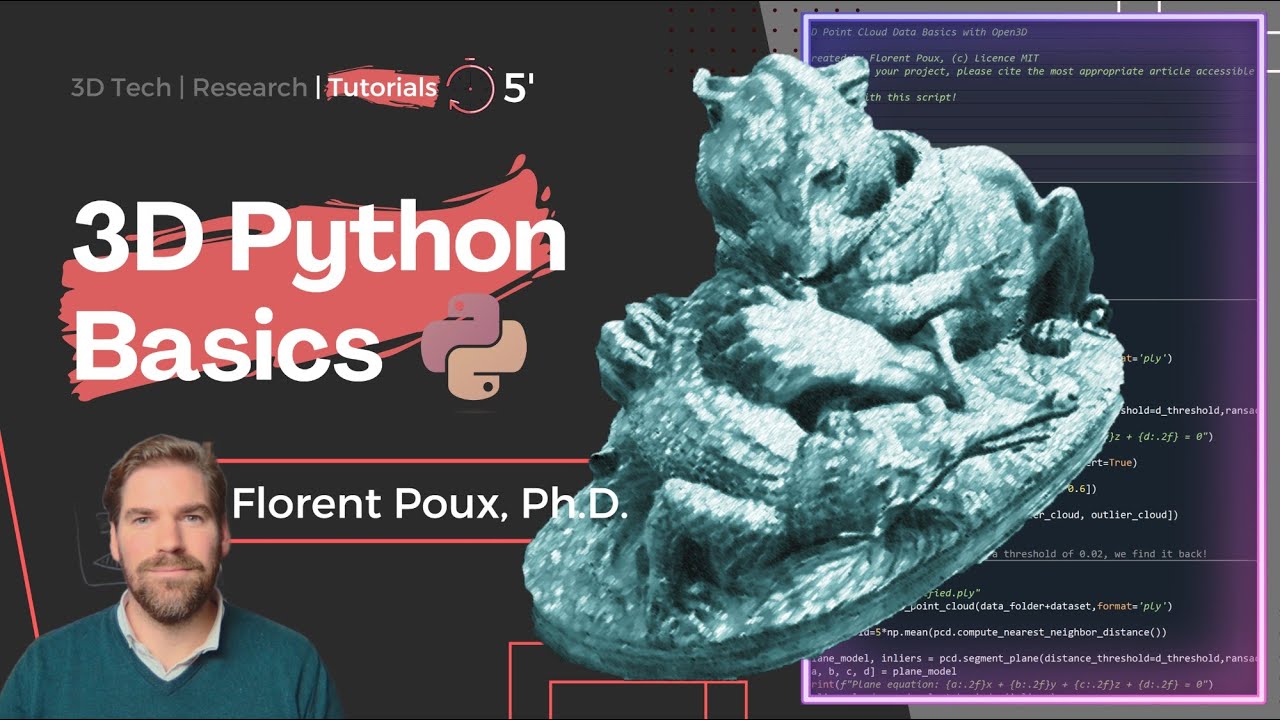 Python Programming Setup for 3D Data