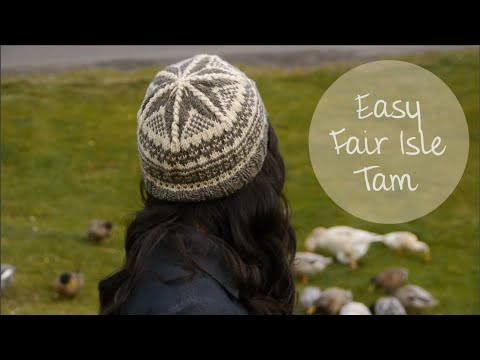 STRICKANLEITUNG - EINFACHES FAIR ISLE TAM