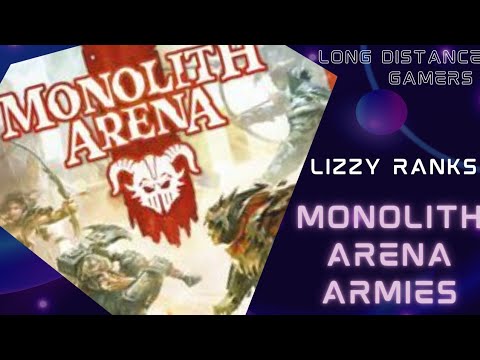 Monolith Arena: Review and Ranking the Armies