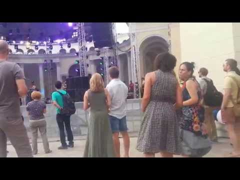 Optimystica Orchestra - В полбутылке октября @ Зелёный театр ВДНХ 01.08.2014