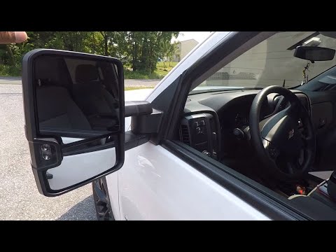 How to install tow mirrors on 2014+ Silverado