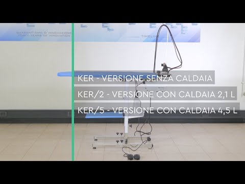 Ker, Tavolo da Stiro Industriale Regolabile in Altezza - Battistella